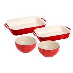 Ceramic 4-pc Baking Dish Set  |  Bakeware Bakeware Bakeware