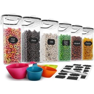 Cereal Container Set  |  Food Storage Containers Food Storage Containers Black