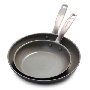 Chatham Open Frypan Set – 8-Inch & 10-Inch  |  Pots and Pans Pots & Pans Grey