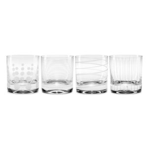 ‘Cheers’ 12.75 oz. Double Old Fashioned Glass (Set of 4)  |  Serveware Dinnerware Clear