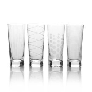 Cheers 19.75 OZ. Highball Glass, Set of 4  |  Drinking Glasses Dinnerware Clear