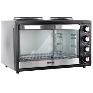 Chef Central XL Toaster Oven and Broiler – 30 Liter  |  Toaster Ovens Kitchen Appliances Black