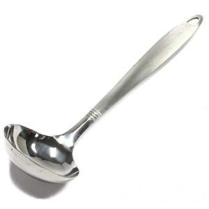 Chef Craft 11″ Stainless Steel Serving Ladle with Attractive Brushed Finish Handle  |  Serveware Dinnerware Serveware