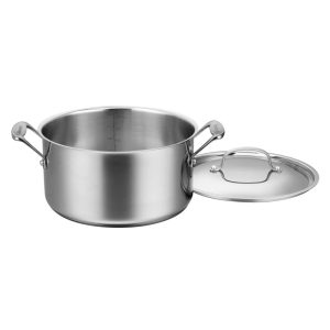 Chef’s Classic Stainless Cookware 6 Qt. Stockpot with Cover  |  Pots and Pans Pots & Pans Pots & Pans