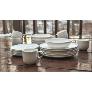 Christopher Knight Simplicity Coupe Dinner Plates Set of 6  |  Plates Dinnerware Plates