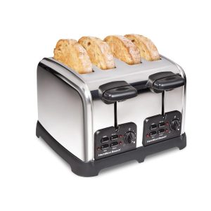 Classic 4 Slice Toaster with Sure Toast Technology  |  Toasters Kitchen Appliances Stainless Steel