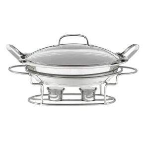 Classic Entertaining Collection 11″ Round Buffet Server (3 Qt.) – 3qt  |  Pots and Pans Pots & Pans Pots & Pans