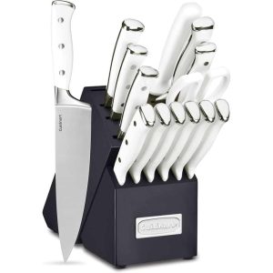 Classic Forged Triple Rivet, 15-Piece Knife Set with Block,  High-Carbon Stainless Steel Blades  |  Cutlery Cutlery Cutlery