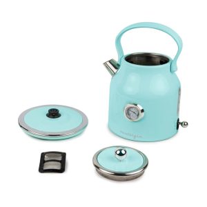 Classic Retro Electric Water Kettle  |  Tea Kettle Coffee & Tea Blue