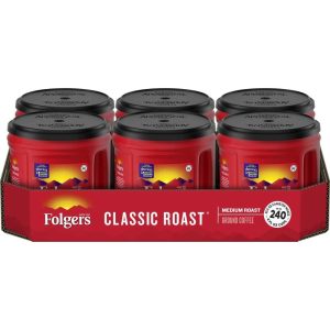 Classic Roast Ground Coffee  |  Coffee Makers Coffee & Tea Brown