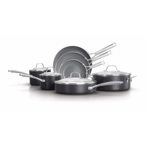 Classic™ Oil Infused Ceramic 11- Piece Cookware Set  |  Cookware Sets Cookware Sets Black