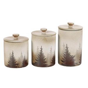 Clearwater Pines Canister Set, 3PC  |  Kitchen Canisters Kitchen Canisters Kitchen Canisters