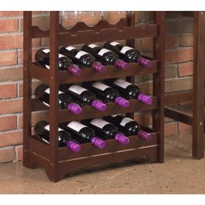 Codville 16-bottle Wine Rack  |  Home Bars Home Bars Black, Red