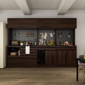 ComoboKitchen Hutch Storage Cabinet Sideboard Buffet Kitchen Cupboard  |  Wine Racks Kitchen Storage Black, Brown, White