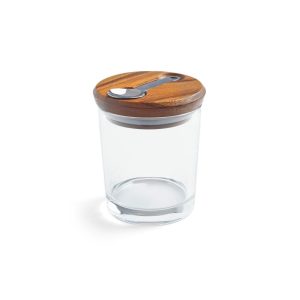 Cooper Canister with Scoop – 22 oz  |  Kitchen Canisters Kitchen Canisters Brown, Clear