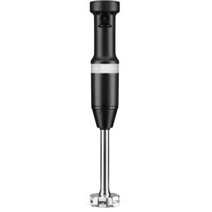 Corded Variable-Speed Immersion Blender in Black Matte with Blending Jar  |  Blenders Blenders Black