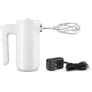 Cordless 7-Speed Hand Mixer with Turbo Beaters II in White  |  Mixers Kitchen Appliances Mixers