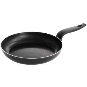 Cortona 10 Inch Nonstick Aluminum Frying Pan in Warm Black – 10 Inch  |  Grill Pans and Griddles Grill Pans & Griddles Black