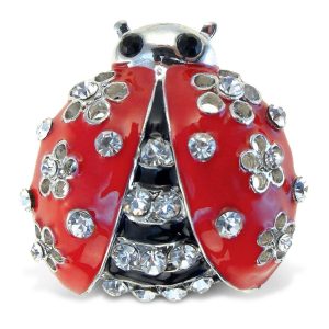 CoTa Global Ladybug Sparkling Refrigerator Magnet with Crystals – 1.25 inch  |  Kitchen Tools Kitchen Tools Black, Red, Silver