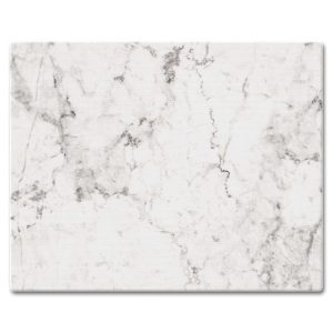 Counter Art Glass Cutting Board / Counter Saver 12″x15″, White Marble – 12″x15″  |  Cutlery Cutlery Cutlery