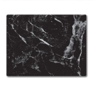 Counterart Glass Cutting Board Counter Saver 10″ x 8″ – Black Marble – 10x8x.074  |  Cutting Boards Cutting Boards Cutting Boards