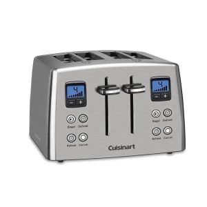 CPT-435 Countdown 4-Slice Toaster, Stainless Steel  |  Toasters Kitchen Appliances Stainless Steel