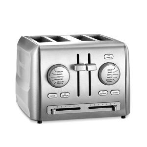 CPT-640 4-Slice Metal Toaster, Stainless Steel  |  Toasters Kitchen Appliances Stainless Steel