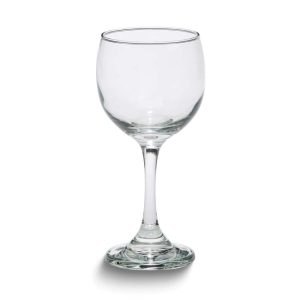 Curata Set of 12 Glass Red Wine Goblets  |  Wine Glasses Dinnerware Clear