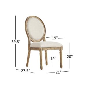 Deana Round Dining Set with Round Back Chairs by  Artisan  |  Kitchen and Dining Sets Kitchen & Dining Sets Beige, Black, Grey, Natural