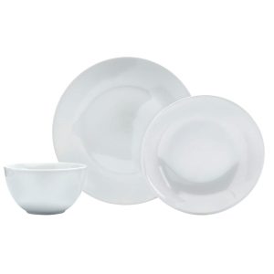 Denmark 12PC Super White Round Dinnerware Set  |  Dinnerware Sets Dinnerware Dinnerware Sets