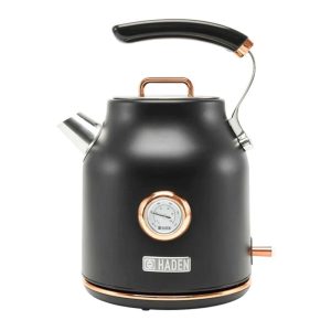 Dorset 1.7L Stainless Steel Electric Kettle w/ Auto Shut Off, Black/Copper – 4.62  |  Tea Kettle Coffee & Tea Tea Kettle