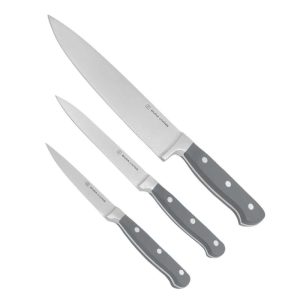 Dura Living  Forged High Carbon 3-Piece Kitchen Knife Set  |  Knife Sets Grey