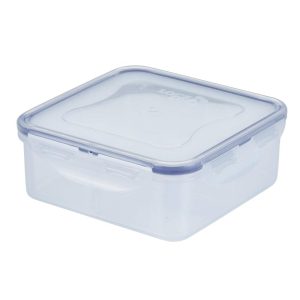 Easy Essentials Divided Square Food Storage Container, 29oz  |  Food Storage Containers Food Storage Containers Clear