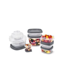 Easy Find Lids™ Food Storage Containers with SilverShield Antimicrobial Product Protection, 24-Piece Set  |  Food Storage Containers Food Storage Containers Clear