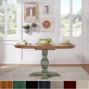 Eleanor Two-tone Oval Solid Wood Dining Table by  Classic  |  Kitchen and Dining Tables Kitchen & Dining Tables Kitchen & Dining Tables