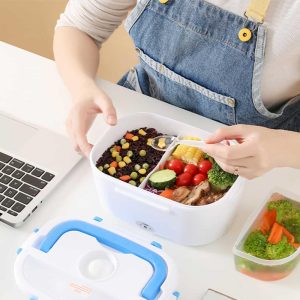 Electric Heated Lunch Box  |  Food Processors Food Processors Blue, Clear, Green, Orange, Pink