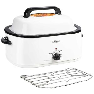 Electric Turkey Roaster With See-through Lid  |  Toaster Ovens Kitchen Appliances Toaster Ovens