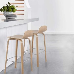 ELSA Modern Wooden Counter Stool  |  Counter and Bar Stools Counter & Bar Stools Beige, Black, Brown, White