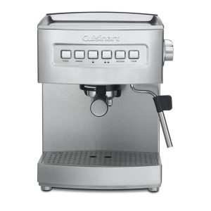 EM-200 Programmable 15-Bar Espresso Maker, Stainless Steel  |  Espresso Machines Coffee & Tea Espresso Machines