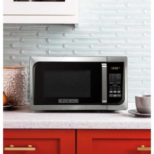 EM925AJK-P1 0.9-Cubic Foot Pull Handle Microwave, Stainless Steel  |  Major Appliances Kitchen Appliances Major Appliances