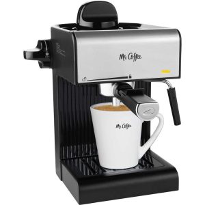 Espresso, Cappuccino and Latte Maker in Black  |  Espresso Machines Coffee & Tea Espresso Machines