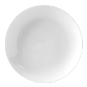 Everyday White Coupe 10.5-Inch Dinner Plate, Set of 4 – 10.5 Inch  |  Plates Dinnerware Plates