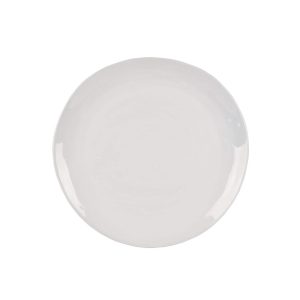 Everyday White Organic 8.75 Inch Salad Plate, Set of 4 – 8.75 Inch  |  Plates Dinnerware Plates