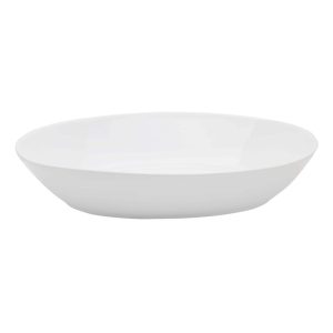 Everyday White Oval Serve Bowl, 14.25-Inch – 3.5 Quart  |  Bowls Bowls Bowls