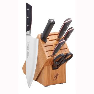 Evolution 7-pc Knife Block Set – Black  |  Cutlery Cutlery Cutlery