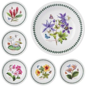 Exotic Botanic Garden Pasta Bowl Set of 6 – 8.5 inch  |  Bowls Bowls Bowls