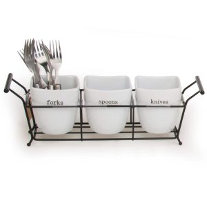 Expressions Flatware Storage Holder  |  Serveware Dinnerware Serveware