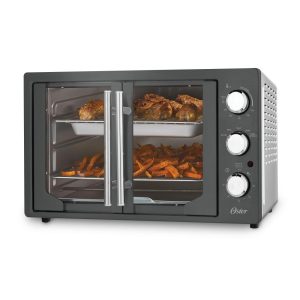 Extra-Large French Door Air Fry Countertop Oven  |  Toaster Ovens Kitchen Appliances Silver