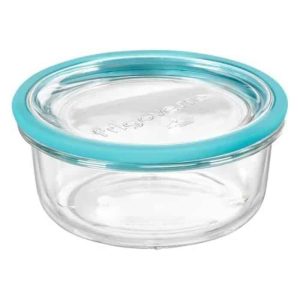 Frigoverre Future Round Food Storage Container  |  Food Storage Containers Food Storage Containers Blue, Clear