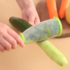 Funnel Peeling Knife  |  Food Processors Food Processors Blue, Green, Pink, Purple, Red